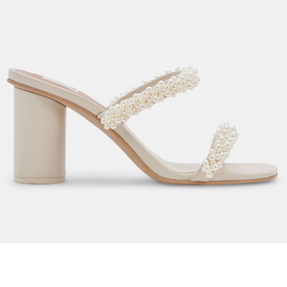 Dolce Vita Noel Vanilla Pearl heels size 7.5